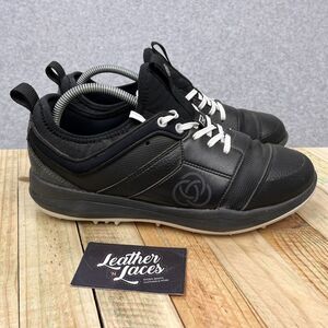 Athalonz GF2 Turf Baseball Softball Shoes Mens Size 8 Golf Black White Cleats